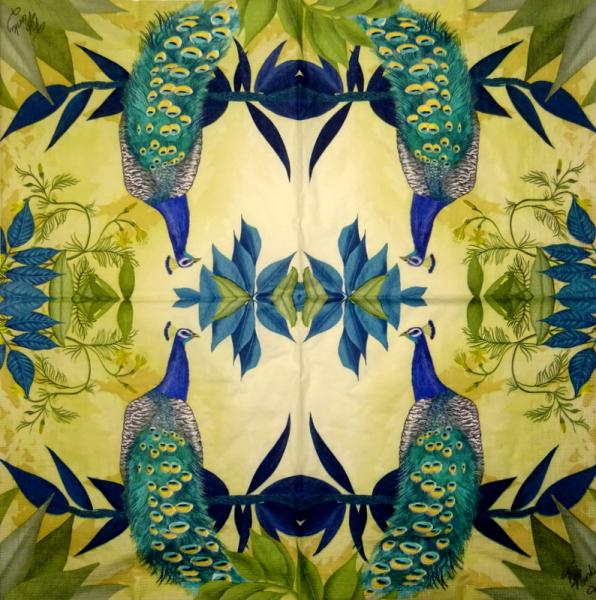 001 Pfau - 3-lagig - Adriana Cirstea